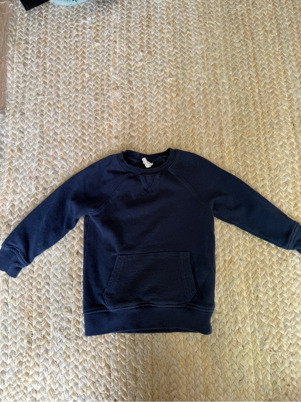 H&M Navy Baby Crewneck Top
